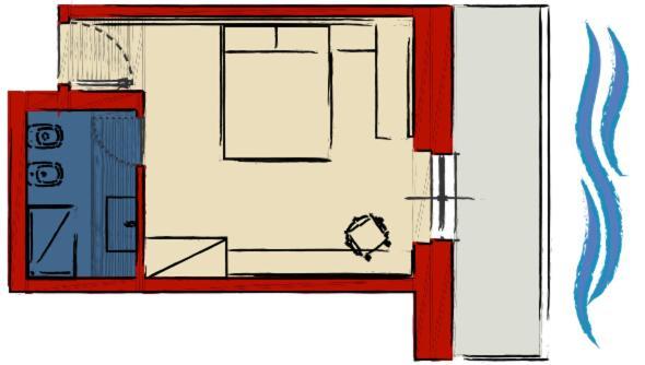Double or Twin Room Sea View